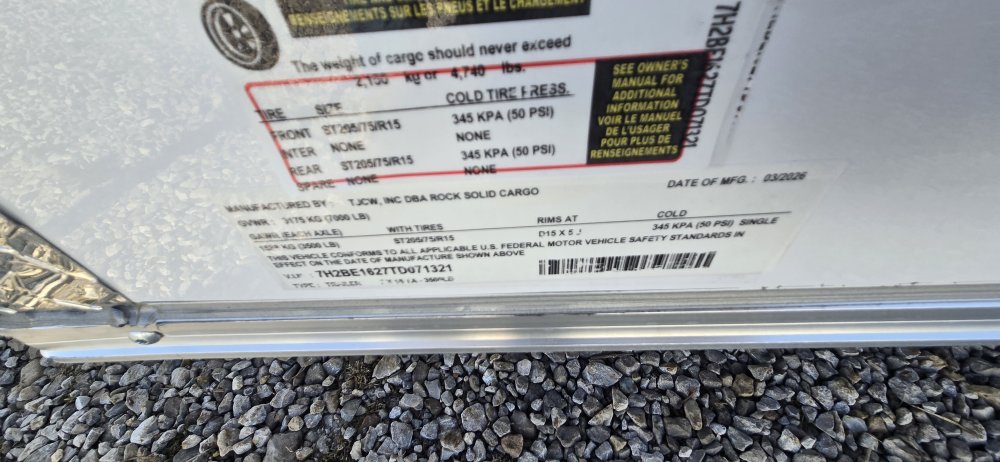 7'x16' Rock Solid Cargo Enclosed Cargo