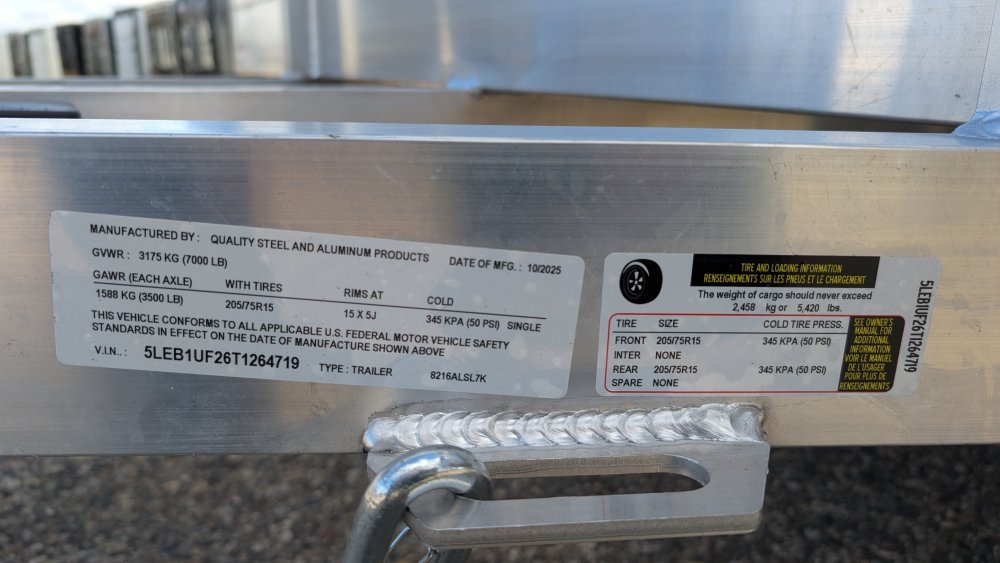 82"x16' Quality Steel & Aluminum Utility