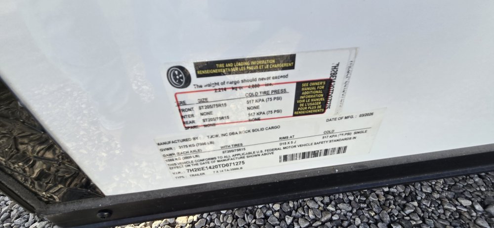 7'x14' Rock Solid Cargo Enclosed Cargo