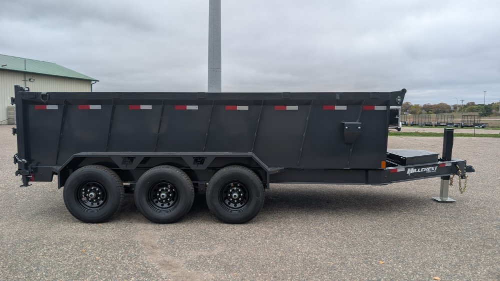 7'x16' Hillcrest Trailers, LLC Dump
