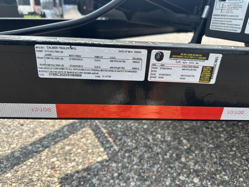 7'x20' Caliber Utility