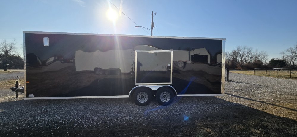 8' 6"x24' Rock Solid Cargo Enclosed Car Hauler
