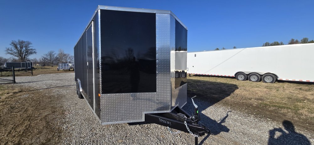 8' 6"x24' Rock Solid Cargo Enclosed Car Hauler