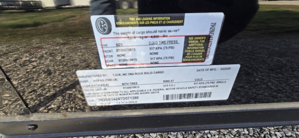 7'x14' Rock Solid Cargo Enclosed Cargo