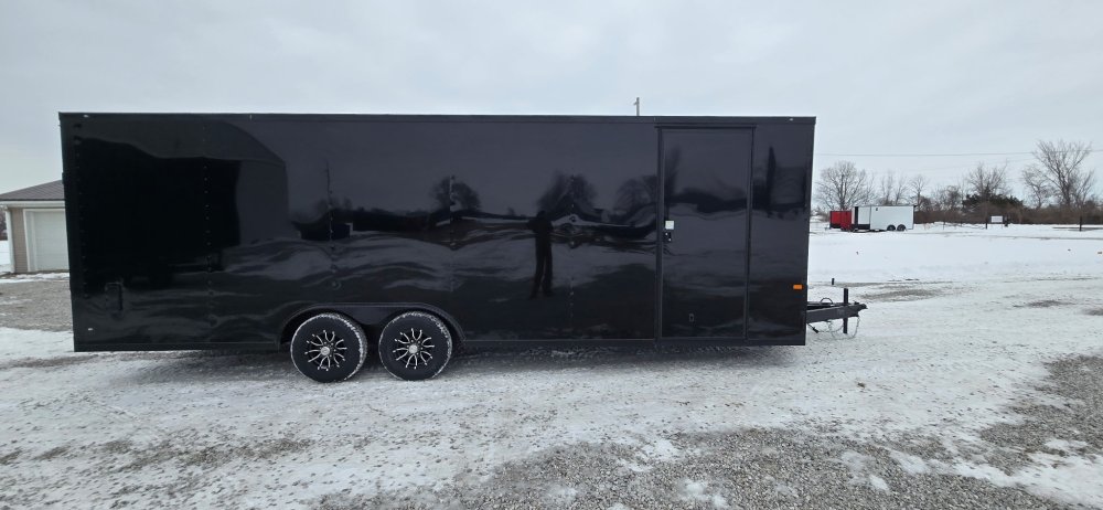 8' 6"x24' Rock Solid Cargo Enclosed Car Hauler
