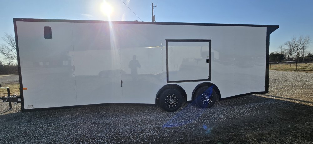 8' 6"x24' Rock Solid Cargo Enclosed Car Hauler