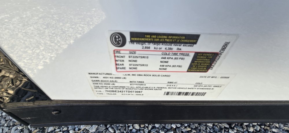 8' 6"x24' Rock Solid Cargo Enclosed Car Hauler