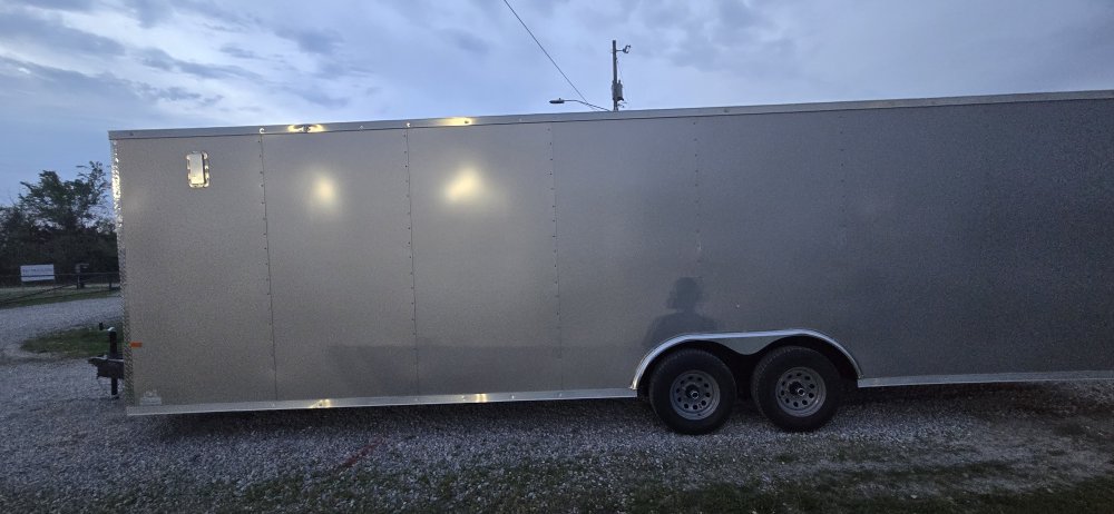 8' 6"x28' Rock Solid Cargo Enclosed Car Hauler