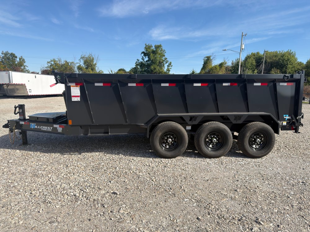 7'x16' Hillcrest Trailers, LLC Dump