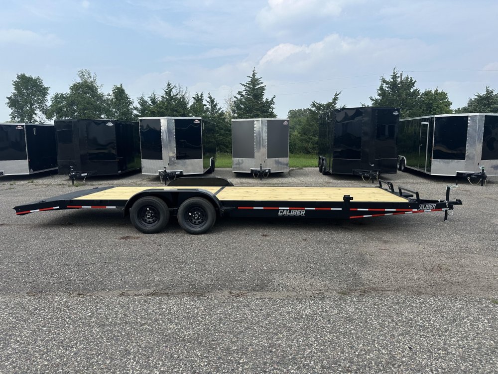 7'x24' Caliber Flatbed Car Hauler