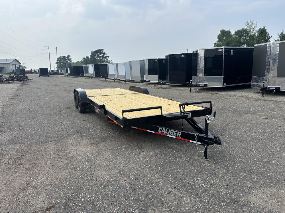 7'x24' Caliber Flatbed Car Hauler