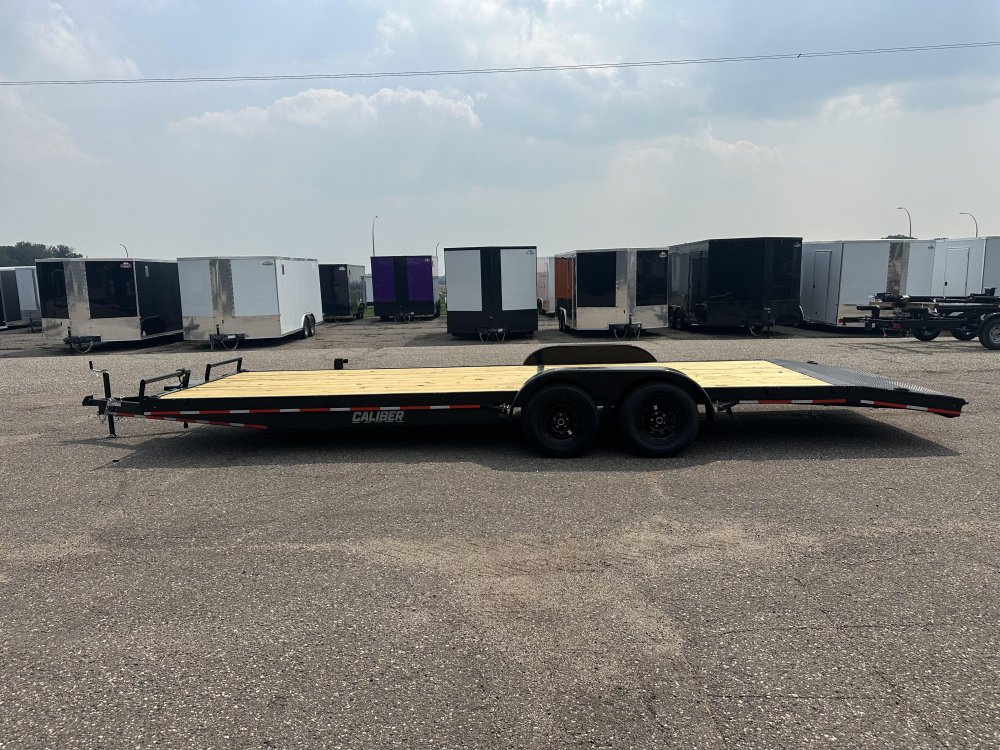 7'x24' Caliber Flatbed Car Hauler