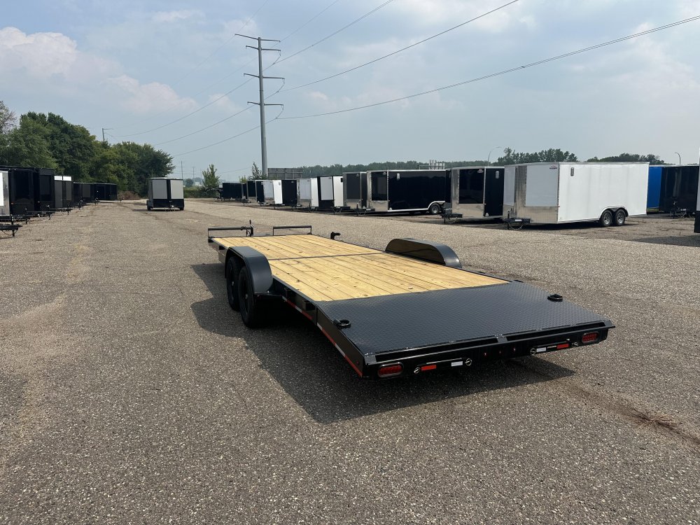 7'x24' Caliber Flatbed Car Hauler