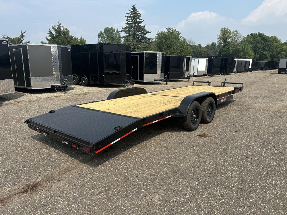 7'x24' Caliber Flatbed Car Hauler