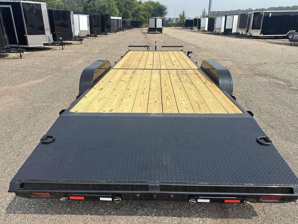 7'x24' Caliber Flatbed Car Hauler