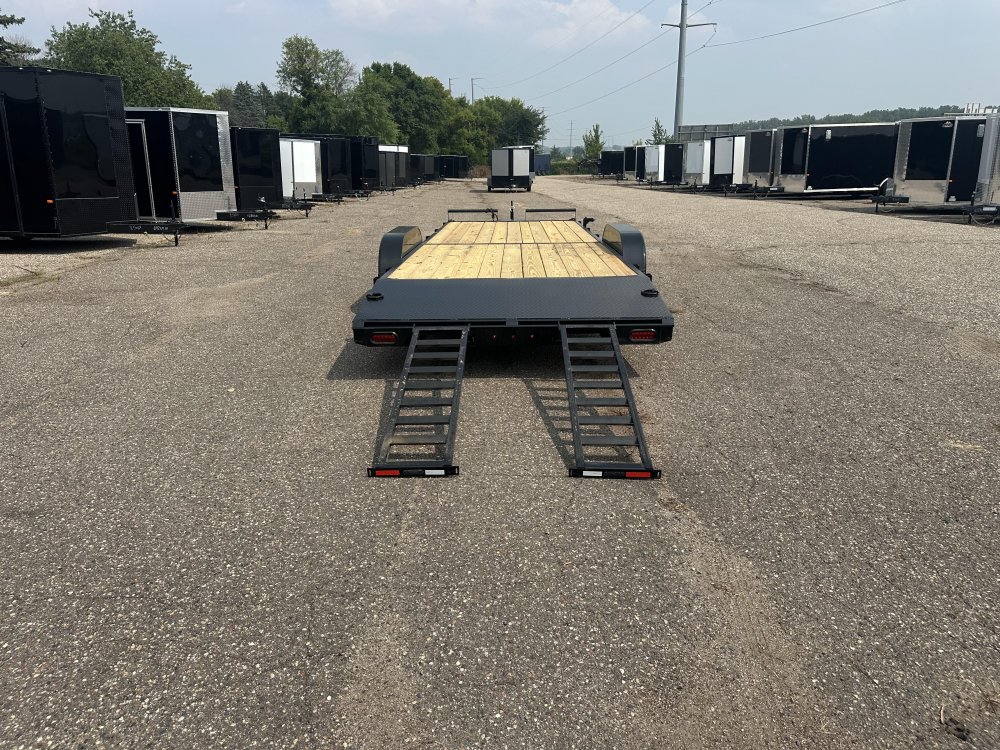 7'x24' Caliber Flatbed Car Hauler