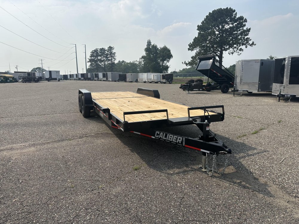 7'x24' Caliber Flatbed Car Hauler