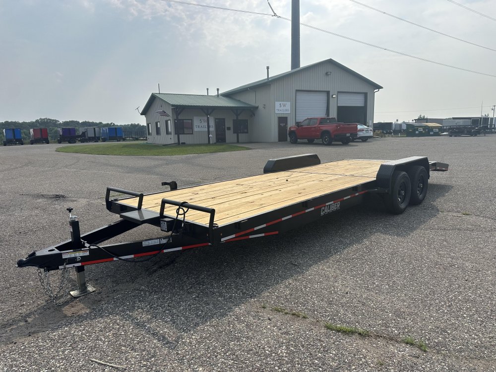 7'x24' Caliber Flatbed Car Hauler