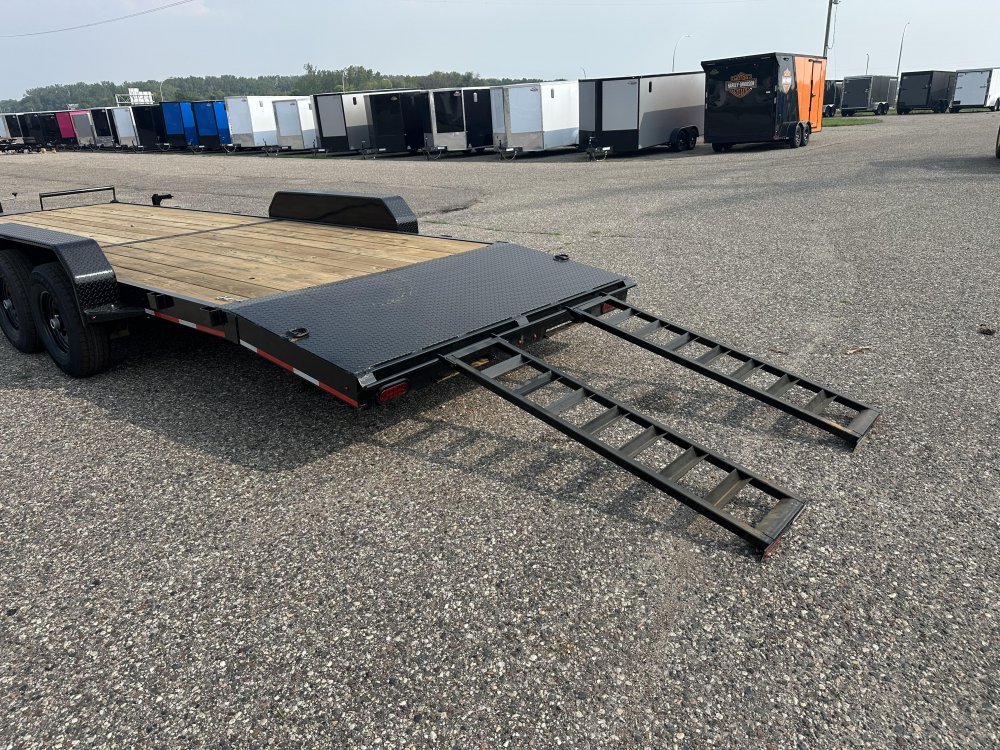 7'x24' Caliber Flatbed Car Hauler