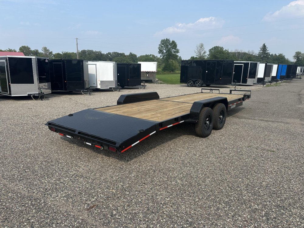 7'x24' Caliber Flatbed Car Hauler