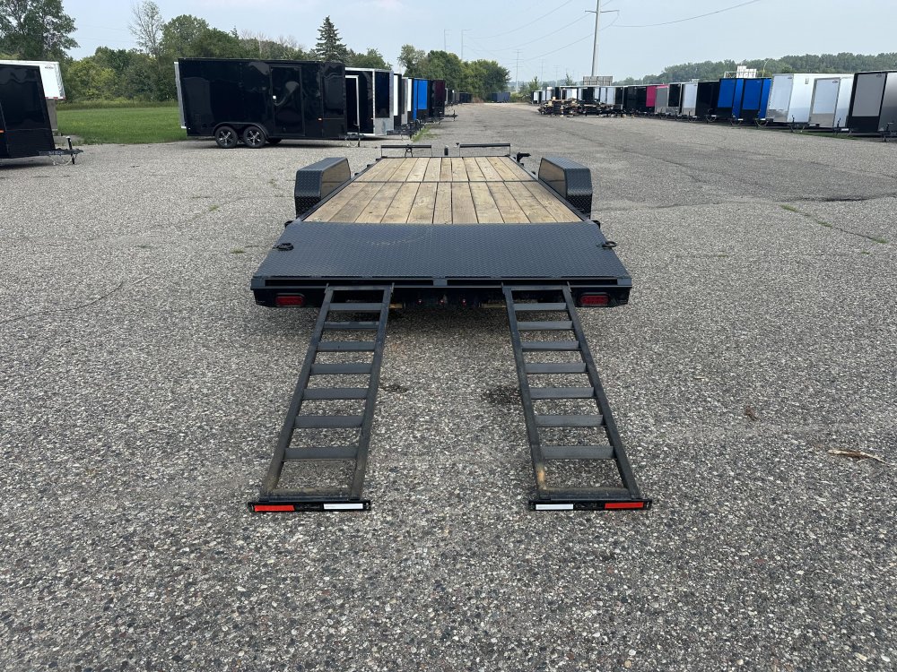 7'x24' Caliber Flatbed Car Hauler