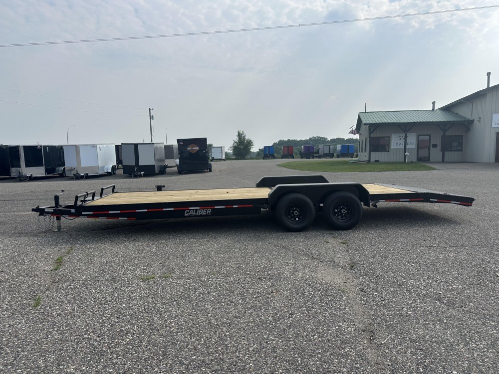 7'x24' Caliber Flatbed Car Hauler