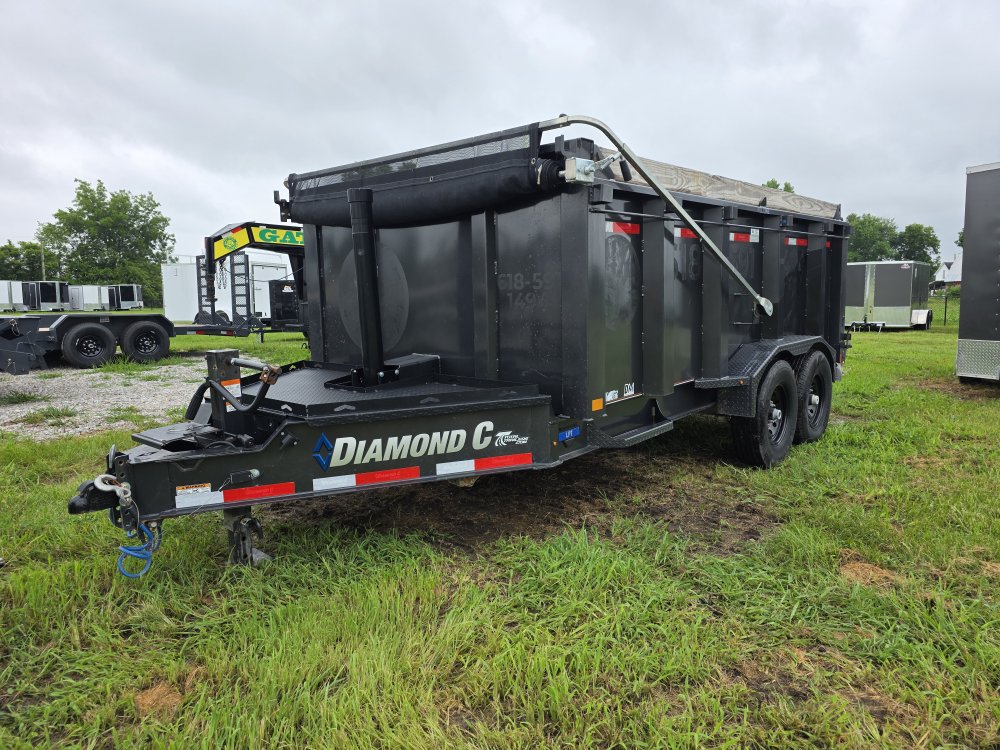 7'x14' Diamond C LPT207 Dump