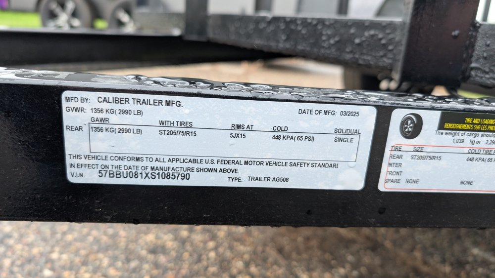 5'x8' Caliber Utility