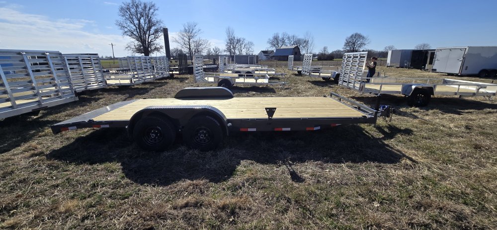 83"x20' Lamar Flatbed Car Hauler
