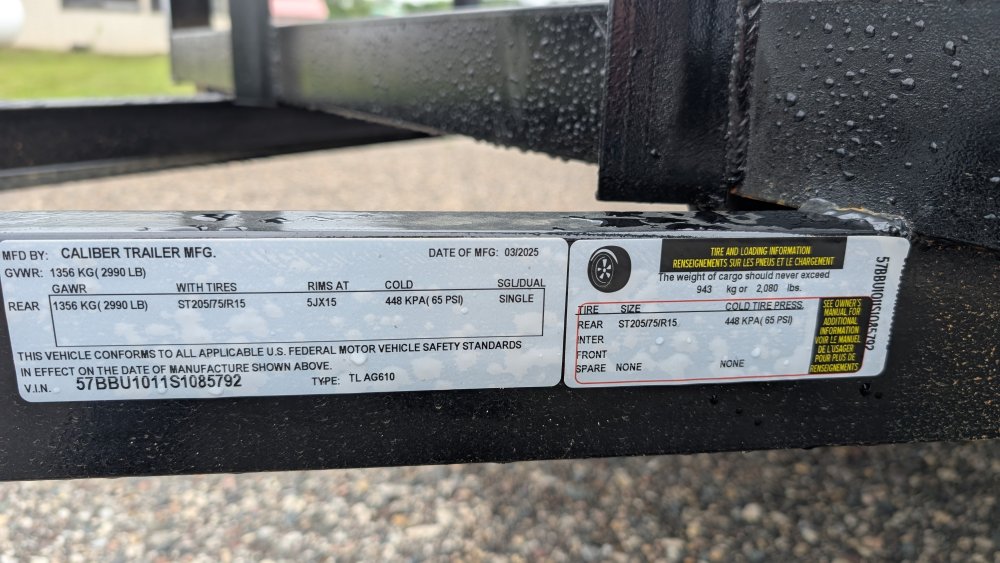 6'x10' Caliber Utility