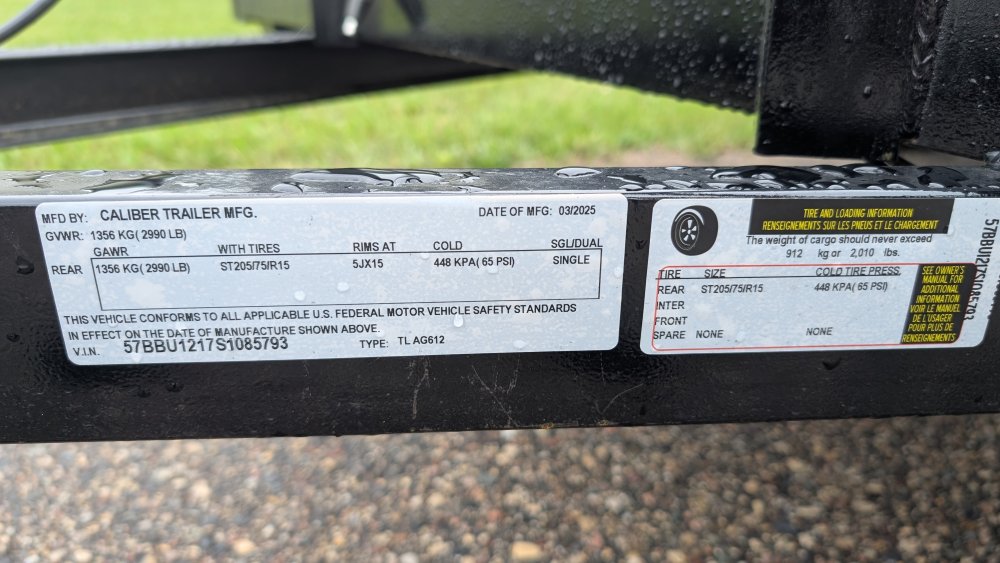 6'x12' Caliber Utility