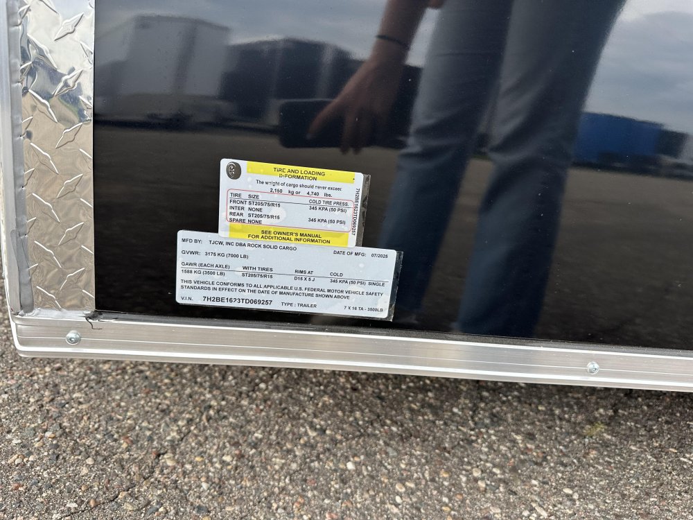 7'x16' Rock Solid Cargo Enclosed Cargo