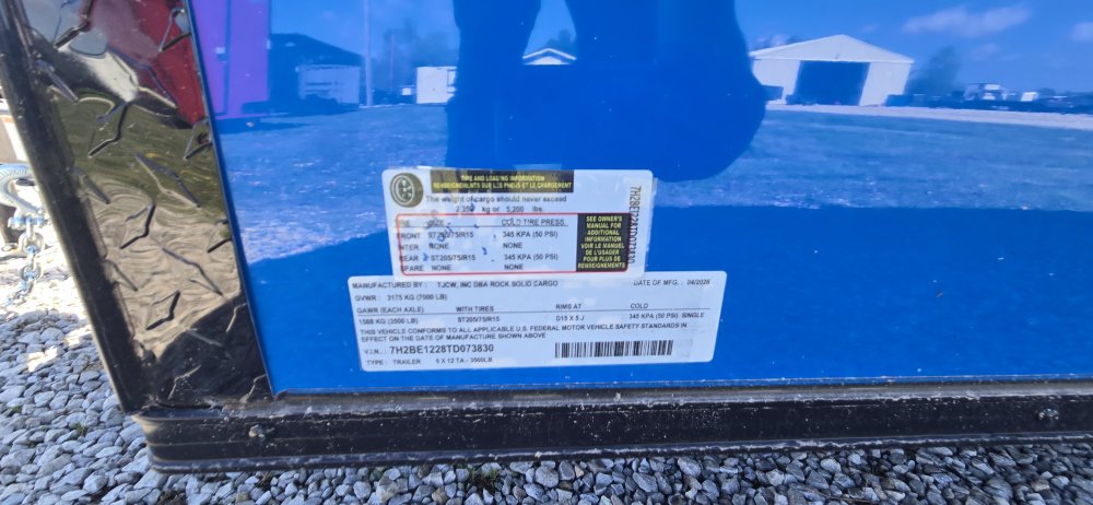 6'x12' Rock Solid Cargo Enclosed Cargo