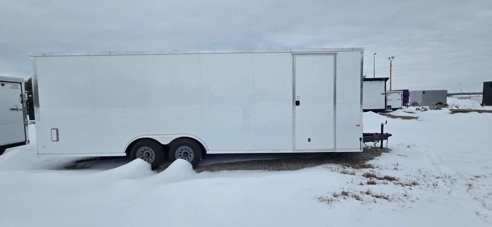 8' 6"x24' Rock Solid Cargo Enclosed Car Hauler