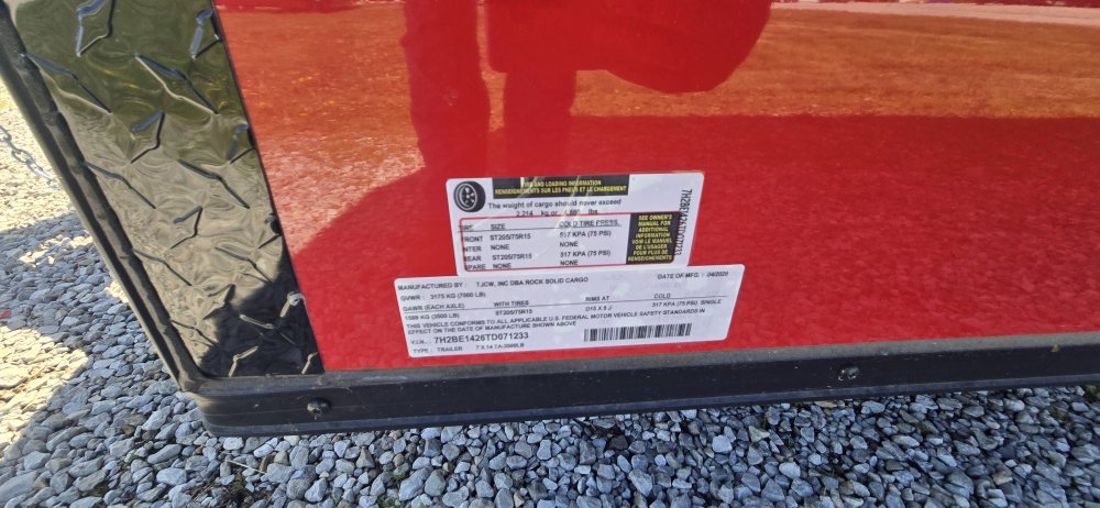 7'x14' Rock Solid Cargo Concession