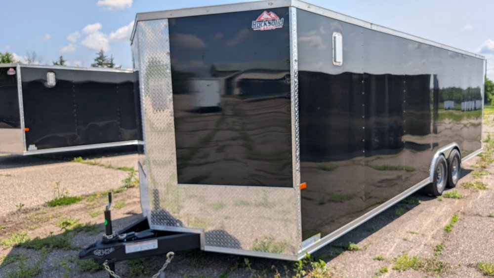 8' 5"x24' Rock Solid Cargo Enclosed Car Hauler
