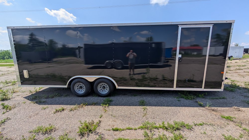 8' 5"x24' Rock Solid Cargo Enclosed Car Hauler