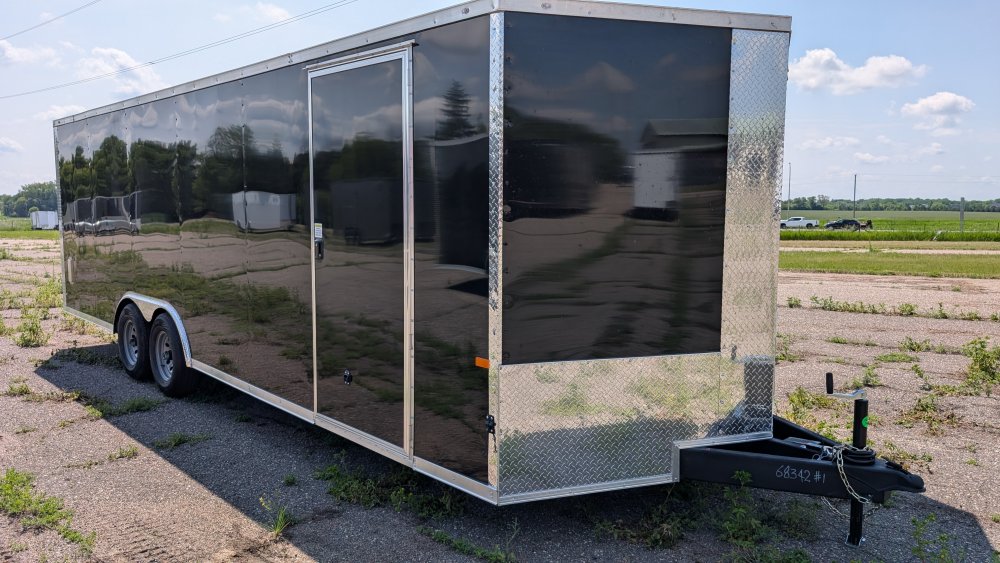8' 5"x24' Rock Solid Cargo Enclosed Car Hauler