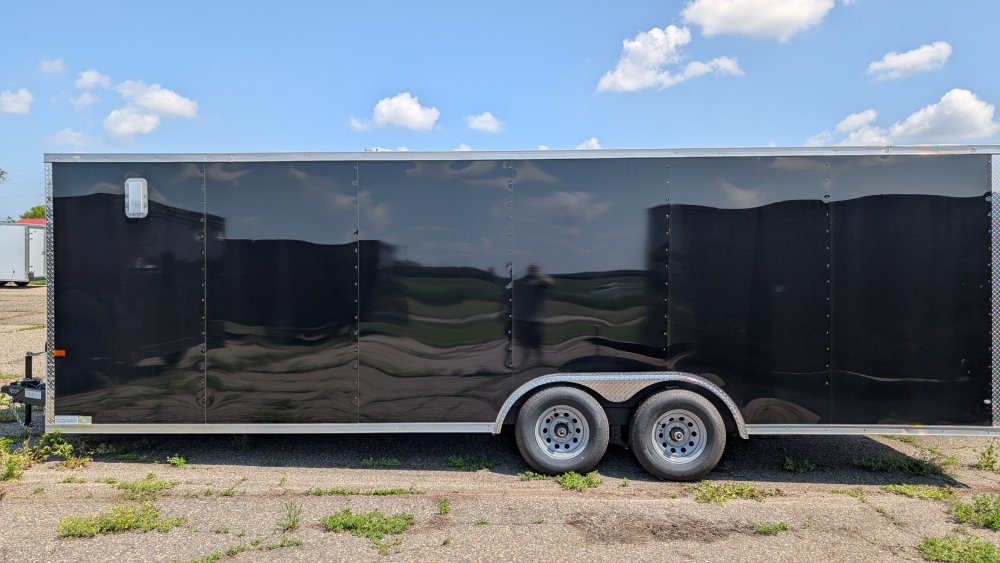 8' 5"x24' Rock Solid Cargo Enclosed Car Hauler