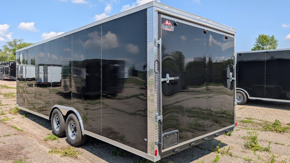 8' 5"x24' Rock Solid Cargo Enclosed Car Hauler