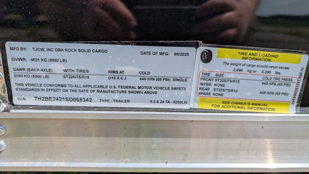 8' 5"x24' Rock Solid Cargo Enclosed Car Hauler
