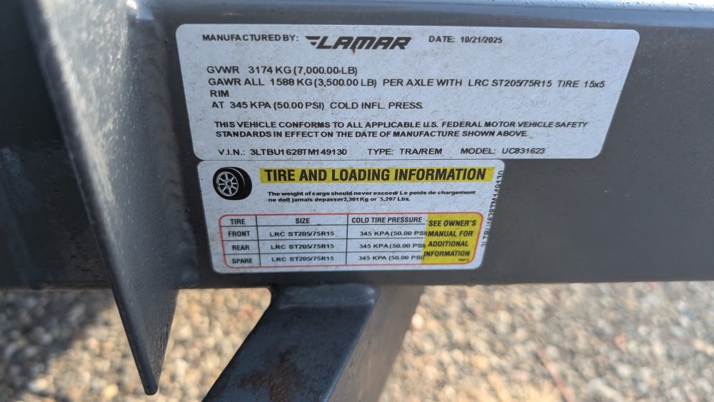 83"x16' Lamar Utility