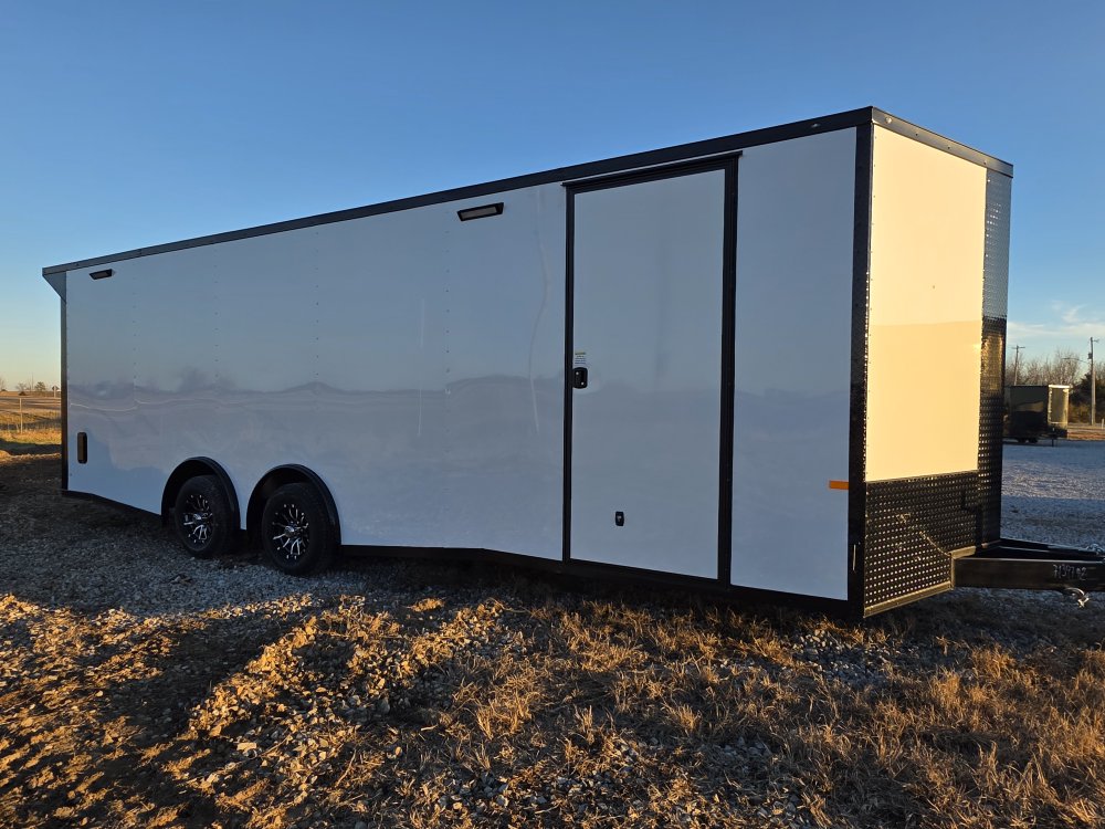 8' 6"x24' Rock Solid Cargo Enclosed Car Hauler