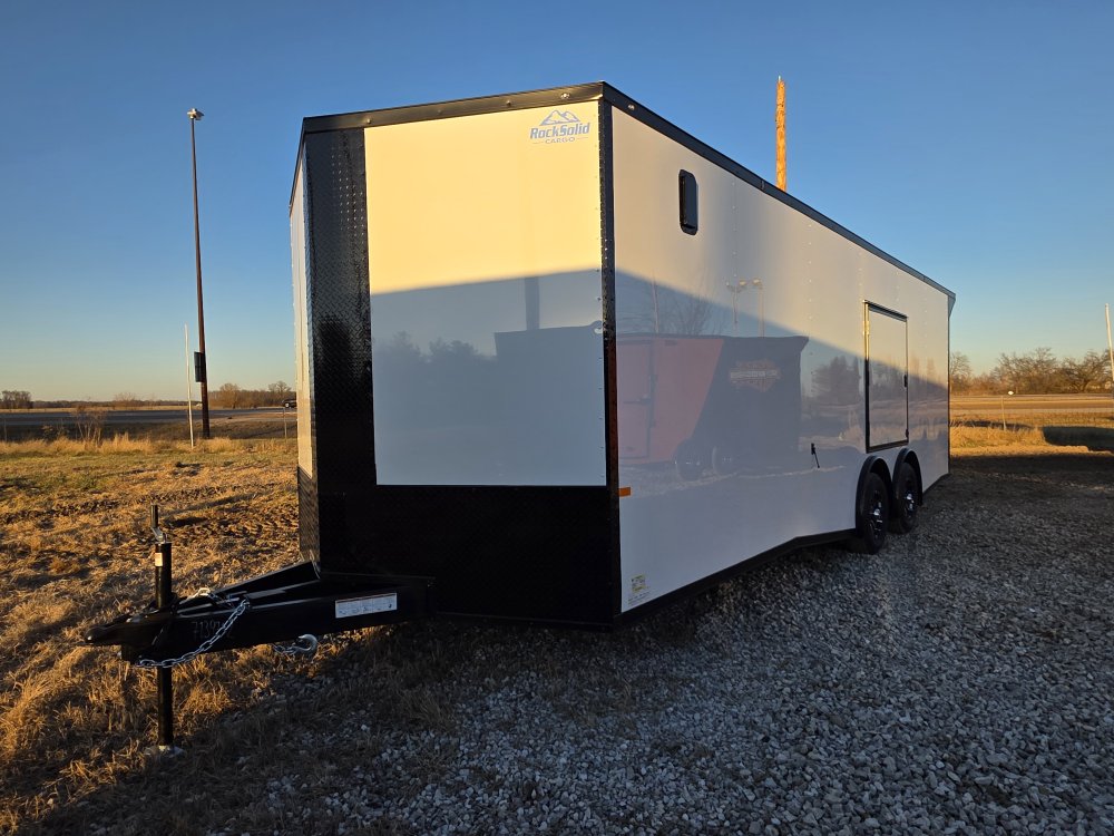 8' 6"x24' Rock Solid Cargo Enclosed Car Hauler