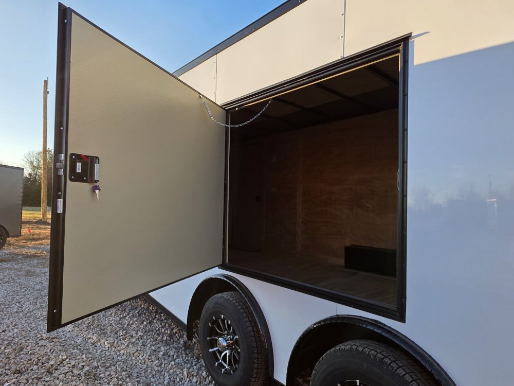 8' 6"x24' Rock Solid Cargo Enclosed Car Hauler