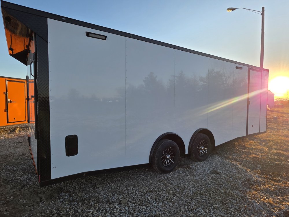 8' 6"x24' Rock Solid Cargo Enclosed Car Hauler