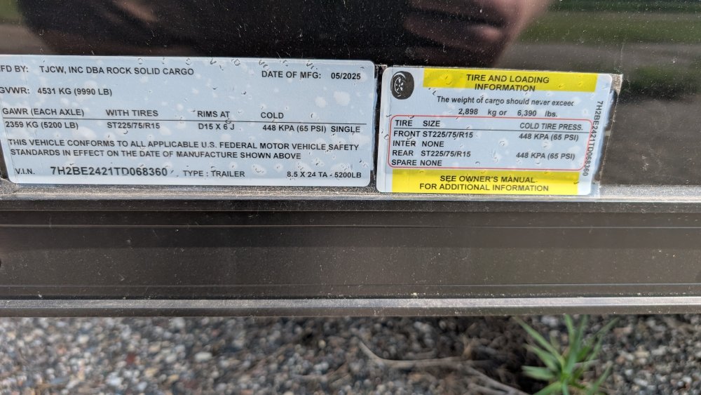8' 6"x24' Rock Solid Cargo Enclosed Cargo