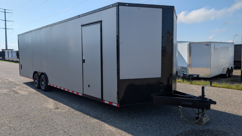 8' 6"x28' Rock Solid Cargo Enclosed Car Hauler