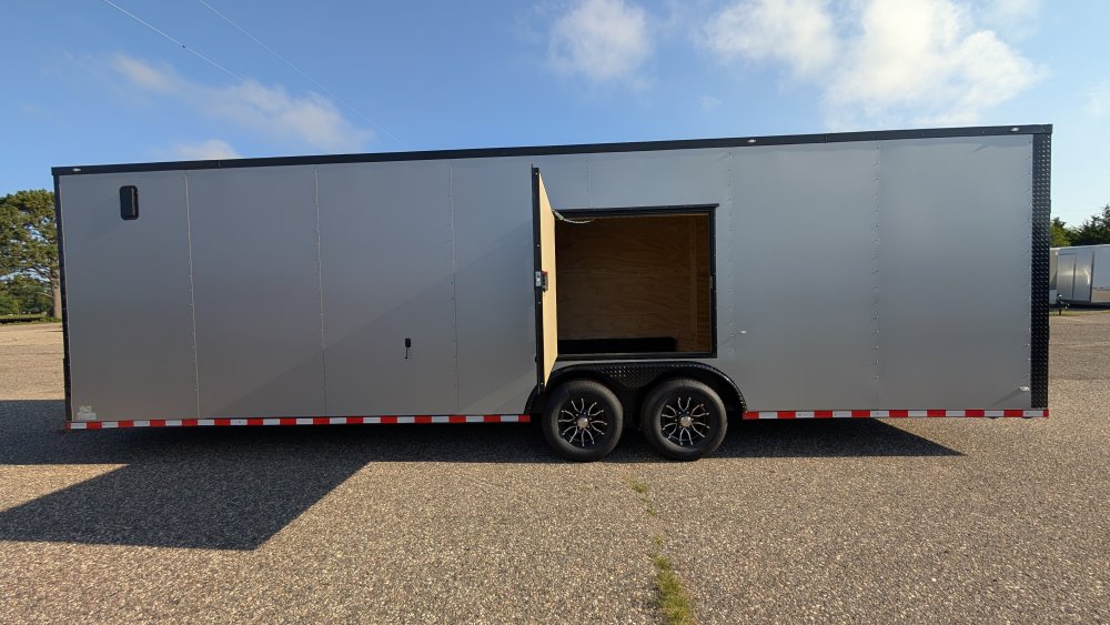 8' 6"x28' Rock Solid Cargo Enclosed Car Hauler