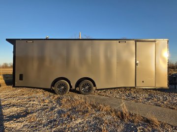 8' 6"x24' Rock Solid Cargo Enclosed Car Hauler